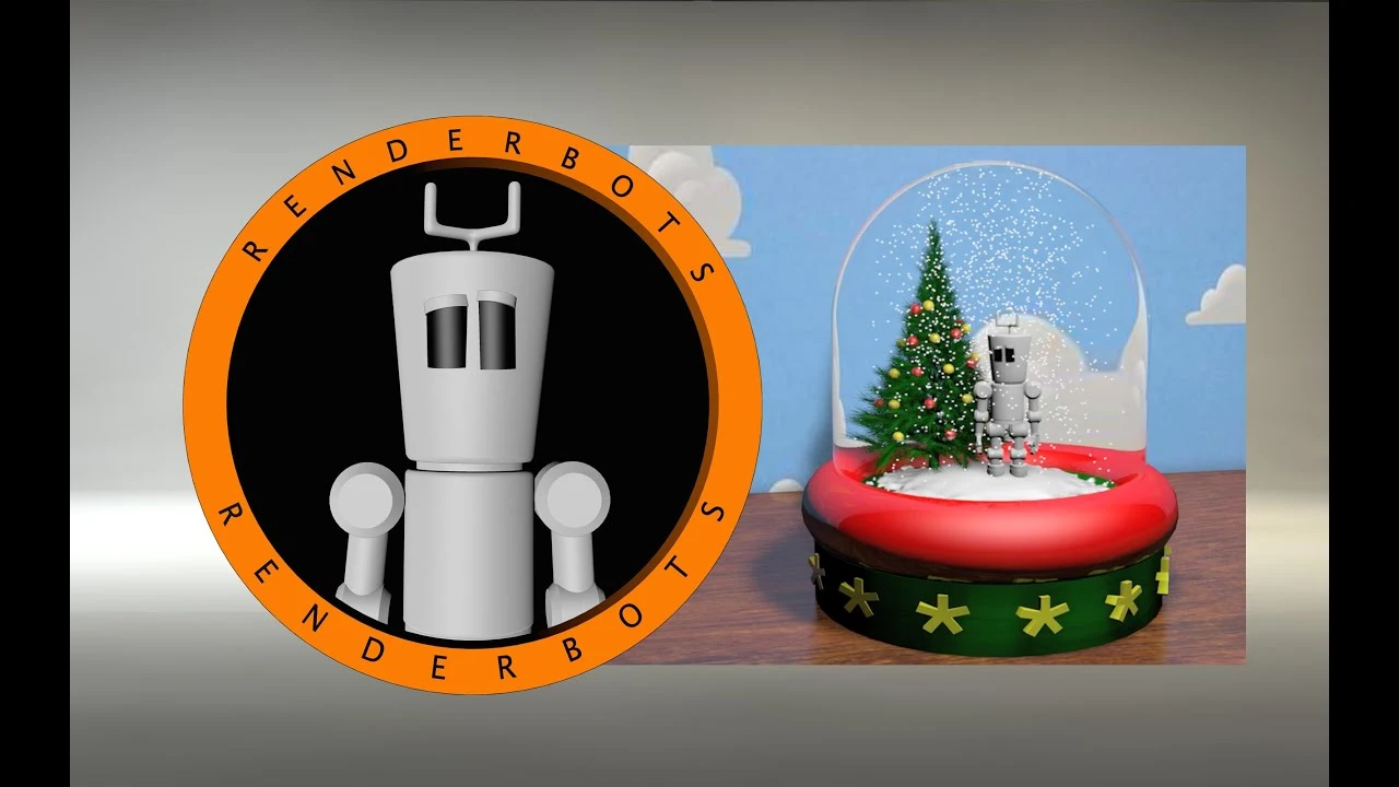 Cinema 4D Tutorial: Magic Snow / Christmas tree plugin : Create a Snow Globe